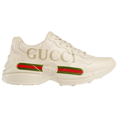 Gucci Rhyton Sneakers / Trainers Beige / Cream / Green / Red