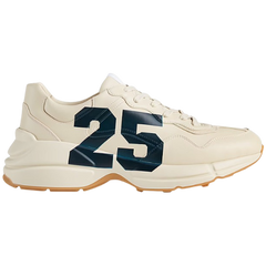 Gucci "25" Rhyton Sneakers / Trainers Beige / Cream / Black