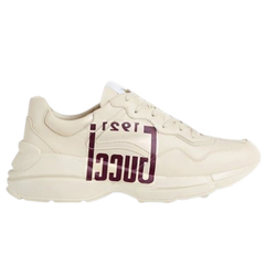 Gucci Rhyton Sneakers / Trainers Beige / Cream / Wine Red