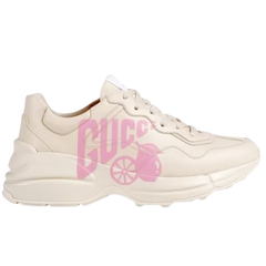 Gucci Rhyton Sneakers / Trainers Beige / Cream / Pink