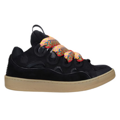 Lanvin Curb Sneakers / Trainers Black / Brown / Multicolor / Rainbow