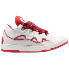 Lanvin Curb Sneakers / Trainers White / Red