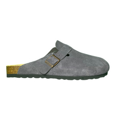 Birkenstock Slides / Sandals Gray / Brown / Black