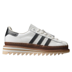 CLOT X Adidas Originals Superstar Sneakers / Trainers White / Black / Brown