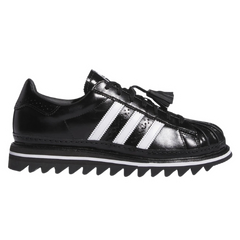 CLOT X Adidas Originals Superstar Sneakers / Trainers Black / White