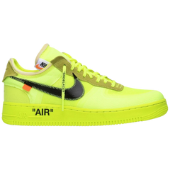Nike X Off-White Air Force 1 Low Sneakers Neon Green / Yellow
