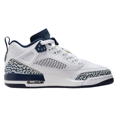 Nike Air Jordan Spizike Low Sneakers / Trainers White / Navy / Dark Blue / Gray / Black