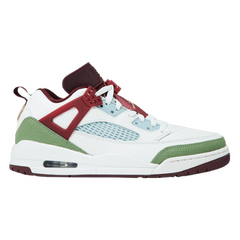 Nike Air Jordan Spizike Low Sneakers / Trainers White / Wine Red / Green / Baby Blue
