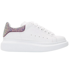 Alexander McQueen Sneakers / Trainers White / Pink Glitter