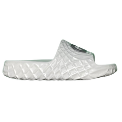 Gucci Interlocking Slides / Slippers / Sandals White / Silver