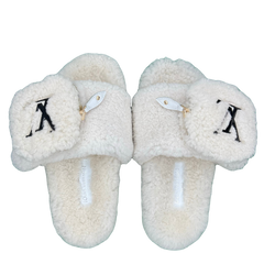 Louis Vuitton Paseo Comfort Slides / Sandals / Slippers White / Black