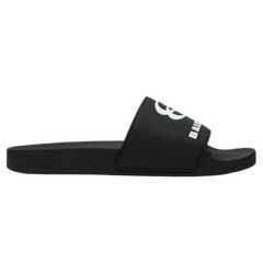 Balenciaga Pool Slides / Sandals / Slippers Black / White