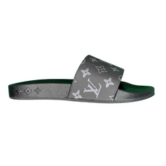 Louis Vuitton Waterfront Slides / Sandals / Slippers Black / Gray