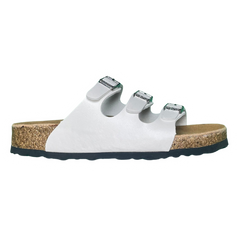 Birkenstock Florida Slides / Sandals / Slippers White / Brown
