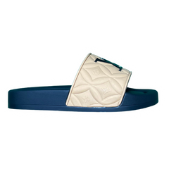 Louis Vuitton Waterfront Mule Slides / Sandals / Slippers Beige / Cream / Black