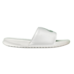 Nike Benassi JDI Slides / Sandals / Slippers White / Gray
