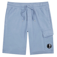 C.P. Company Fleece Shorts Baby Blue