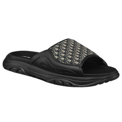 Christian Dior H Town Slides / Sandals Black / Beige