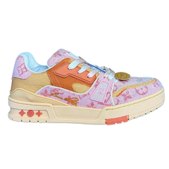 Louis Vuitton Trainer Sneaker Pink / Yellow