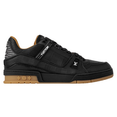 Louis Vuitton Trainer Sneaker Pink Black / Brown