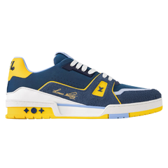 Louis Vuitton Trainer Sneaker Navy / Dark Blue / Yellow