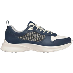 Christian Dior B25 Runner / Sneakers Oblique Leather Navy / Dark Blue / White