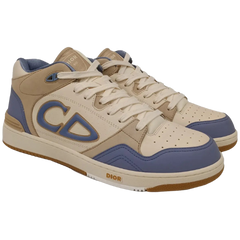 Christian Dior B57 Dribble Low Top Sneakers Beige / Navy Blue / White