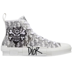Christian Dior X Stussy B23 High Top Oblique Sneakers Black / White