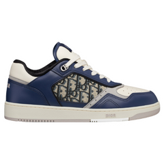 Christian Dior B27 Low Top Trainers / Sneakers Navy / Dark Blue / Gray / White