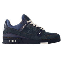 Louis Vuitton Trainer Sneaker Denim Navy / Dark Blue