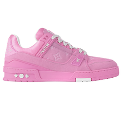 Louis Vuitton Trainer Sneaker Denim Pink