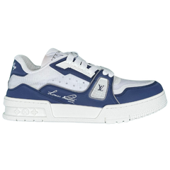 Louis Vuitton Trainer / Sneaker White / Navy / Dark Blue