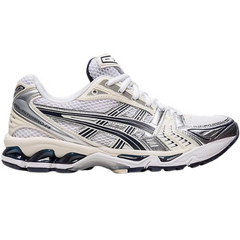 Asics Gel Kayano 14 Trainers / Sneakers Silver / White / Beige / Cream