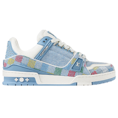 Louis Vuitton Trainer Sneaker Khaki Blue