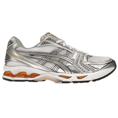 Asics Gel Kayano 14 Trainers / Sneaker White / Silver / Orange