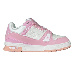 Louis Vuitton Trainer Sneaker Pink / White