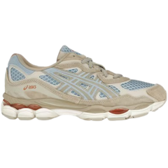 Asics Gel NYC Trainers / Sneakers Cream / Beige / Baby Blue / Brown