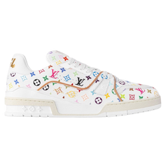 Louis Vuitton Trainer Sneaker White / Rainbow