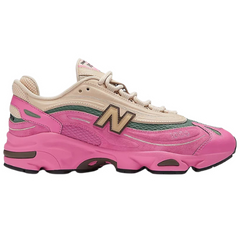 Aimé Leon Dore & New Balance 1000 Sneakers / Trainers Pink / Dark Green / Beige / Cream