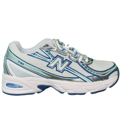 New Balance 740 Sneakers / Trainers White / Silver / Baby Blue