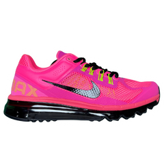 Nike Air Max 2013 Sneakers / Trainers Pink / Black / Green