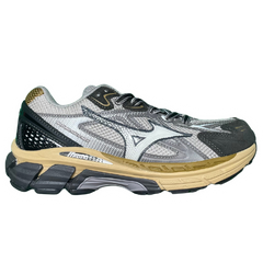 Mizuno Halo Mix Trainers / Sneakers Gray / White / Silver / Beige / Black