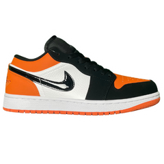 Nike Air Jordan 1 Low Sneakers / Trainers Orange / Black / White