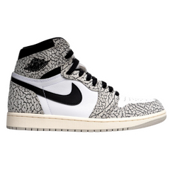 Nike Air Jordan 1 High Sneakers / Trainers Black / White / Beige / Cream