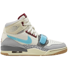 Nike Air Jordan Legacy 312 High Sneakers / Trainers Beige / Cream / Baby Blue / Gray