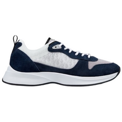 Christian Dior B25 Runner / Sneakers Oblique Navy / Dark Blue / White