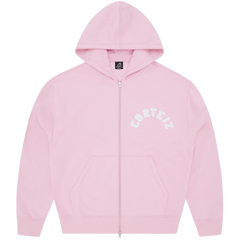 Corteiz College Arch Zip Hoodie Pink