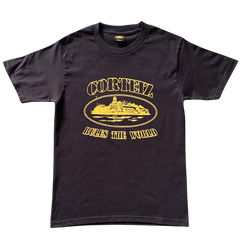 Corteiz Alcatraz RTW Shirt Black / Yellow
