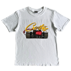 Corteiz OG Timebomb Tee Times Up B*tch Shirt White / Yellow