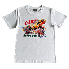 Corteiz Explosive Racing Shirt White / Multicolor / Rainbow